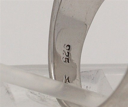 Fingerring in 925 Silber mit Türkis